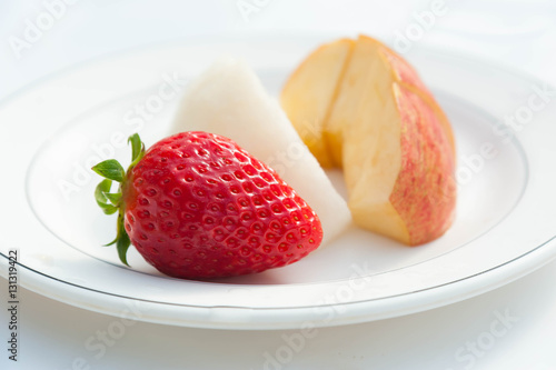 fruit, Strawberry and Apple