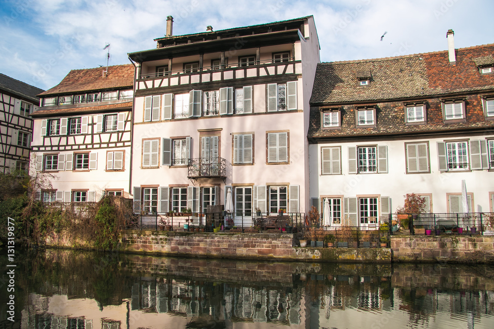 Scorcio di Strasburgo in Francia