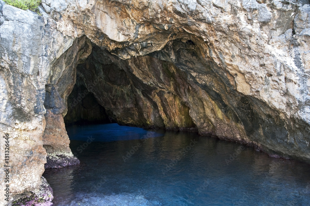 Blue grotto, Marina di Camerota, Italy