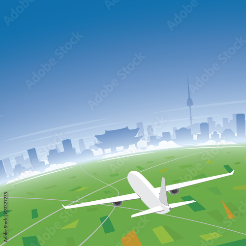 Seoul Skyline Flight Destination