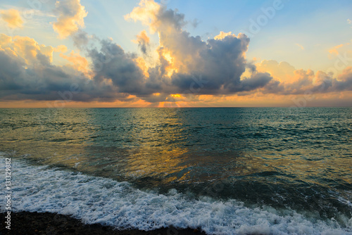 Scenic sunset over the Black Sea