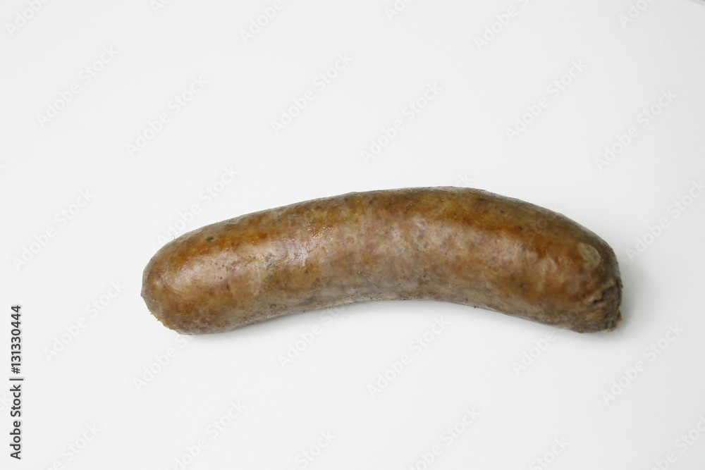 grosses saucisses ,isolé sur fond blanc grosses saucisses ,isolé sur fond blanc