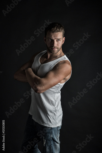 sexy muscular young man © be free