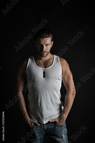sexy muscular young man © be free