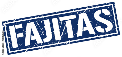 fajitas square grunge stamp