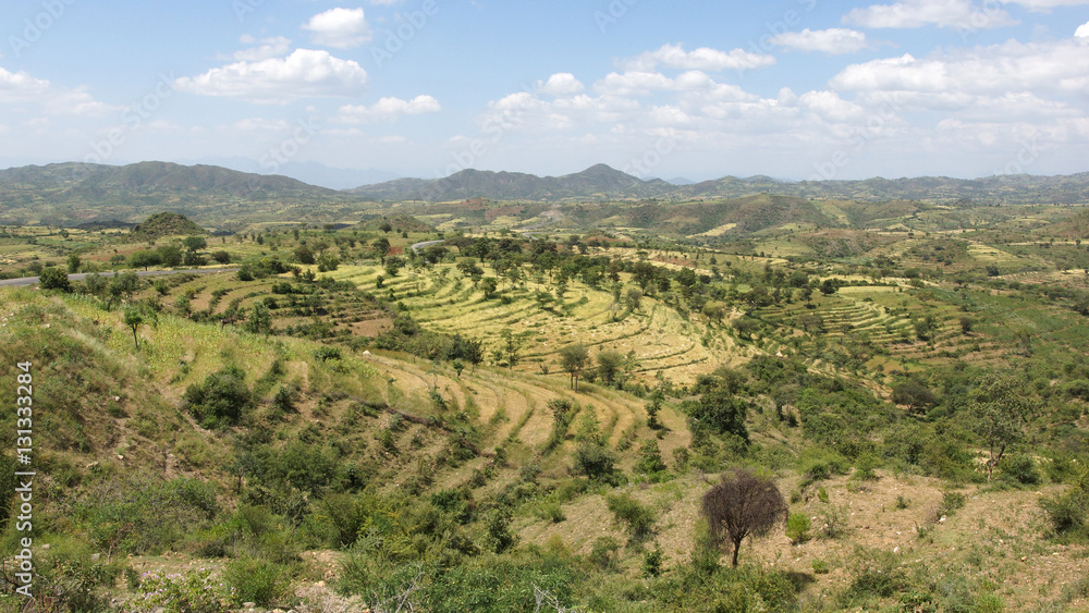 Terrassenfelder der Konso, Äthiopien, Afrika
