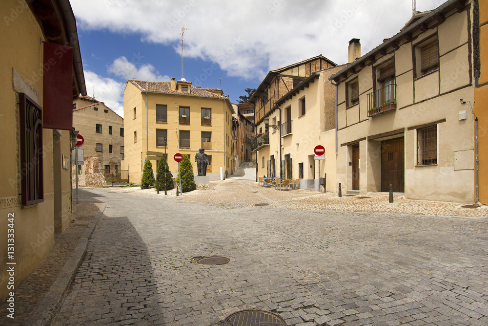 Plaza in Segovia, Spain