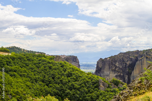 Meteora monasteries, incredible sandstone rock formations. Greec