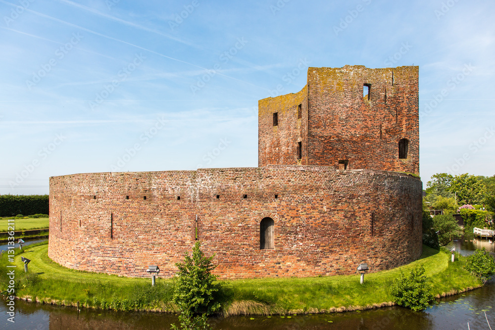 The ruin castle Teylingen in Sassenheim in the Netherlands The ruin castle Teylingen in Sassenheim in the Netherlands