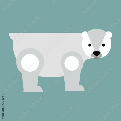 Cartoon bear vector haracter