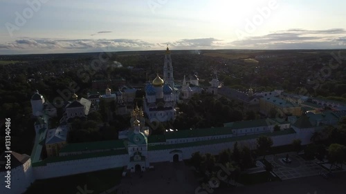 The Holy Trinity-St. Sergius Lavra. Sergiev Posad. Aerial view. photo