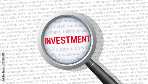 Investment Magnifying Glass