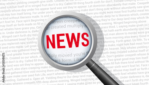 News Magnifying Glass