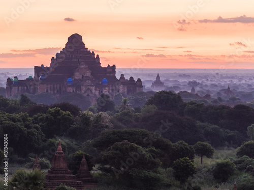 View over the temples of Bagan