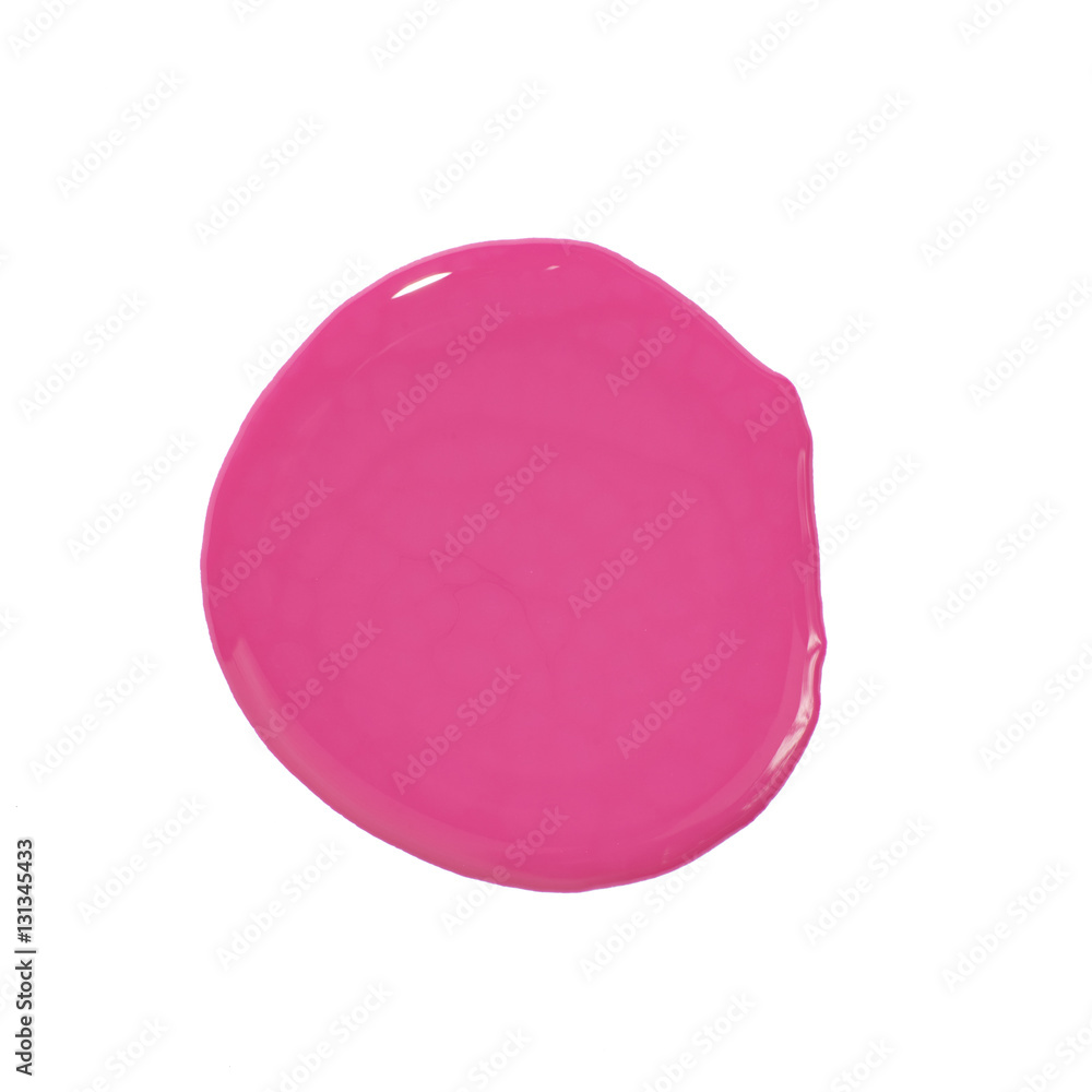 Pink color abstract shape nail varnish Pink color abstract shape nail varnish