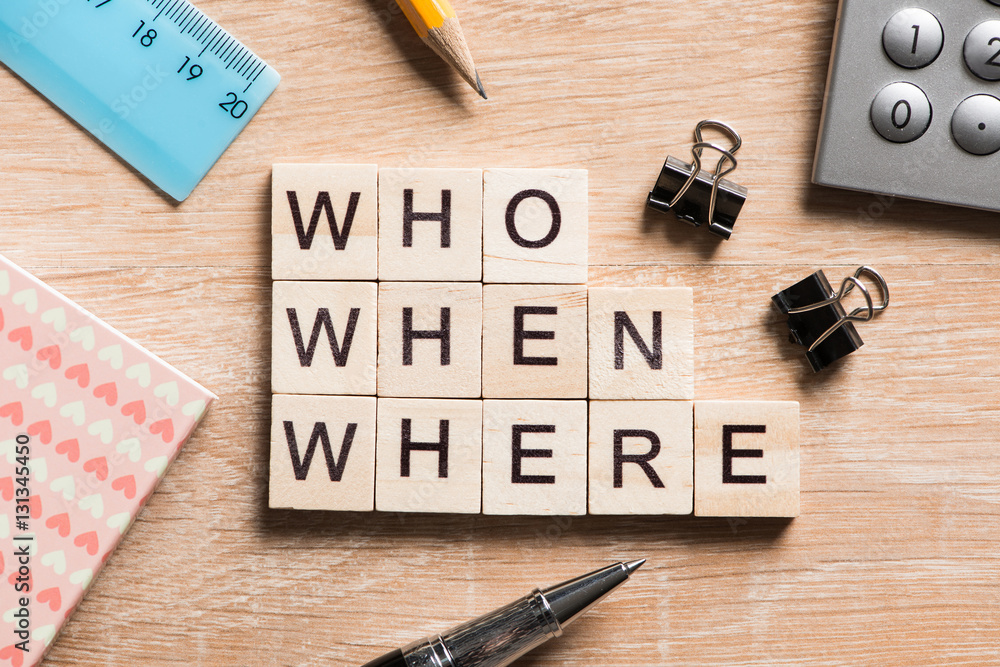 Conceptual business keywords on table with elements of game making crossword Conceptual business keywords on table with elements of game making crossword