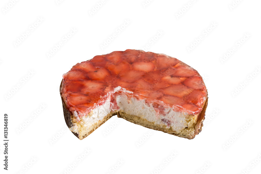 creamy cake with fruits in jelly isolated on white
creamy cake with fruits in jelly isolated on white
