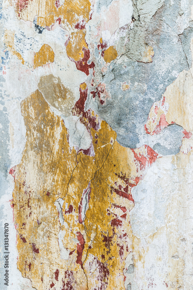 Naklejka premium Grunge painted wall texture background, old paper texture