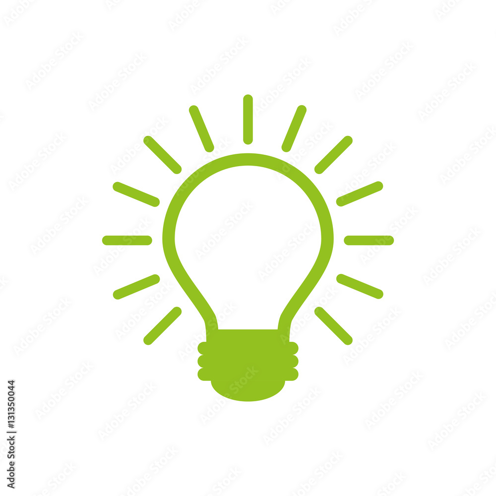 light bulb icon over white background. colorful design. vector illustration light bulb icon over white background. colorful design. vector illustration