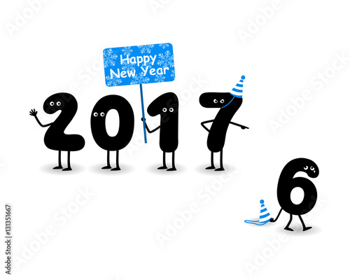 2017 Happy New Year Background