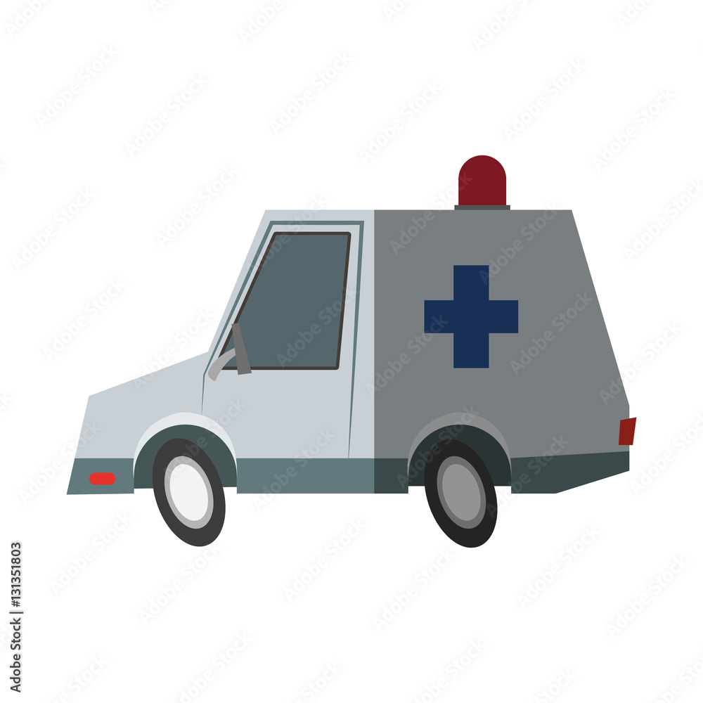 Ambulance icon. Medical health care hospital and emergency theme. Isolated design. Vector illustration Ambulance icon. Medical health care hospital and emergency theme. Isolated design. Vector illustration