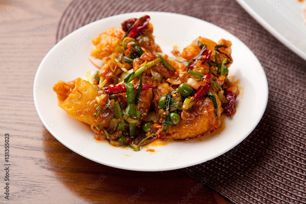 kkanpung saeu, Deep-fried Shrimp in Hot Pepper Sauce, 깐풍새우 kkanpung saeu, Deep-fried Shrimp in Hot Pepper Sauce, 깐풍새우