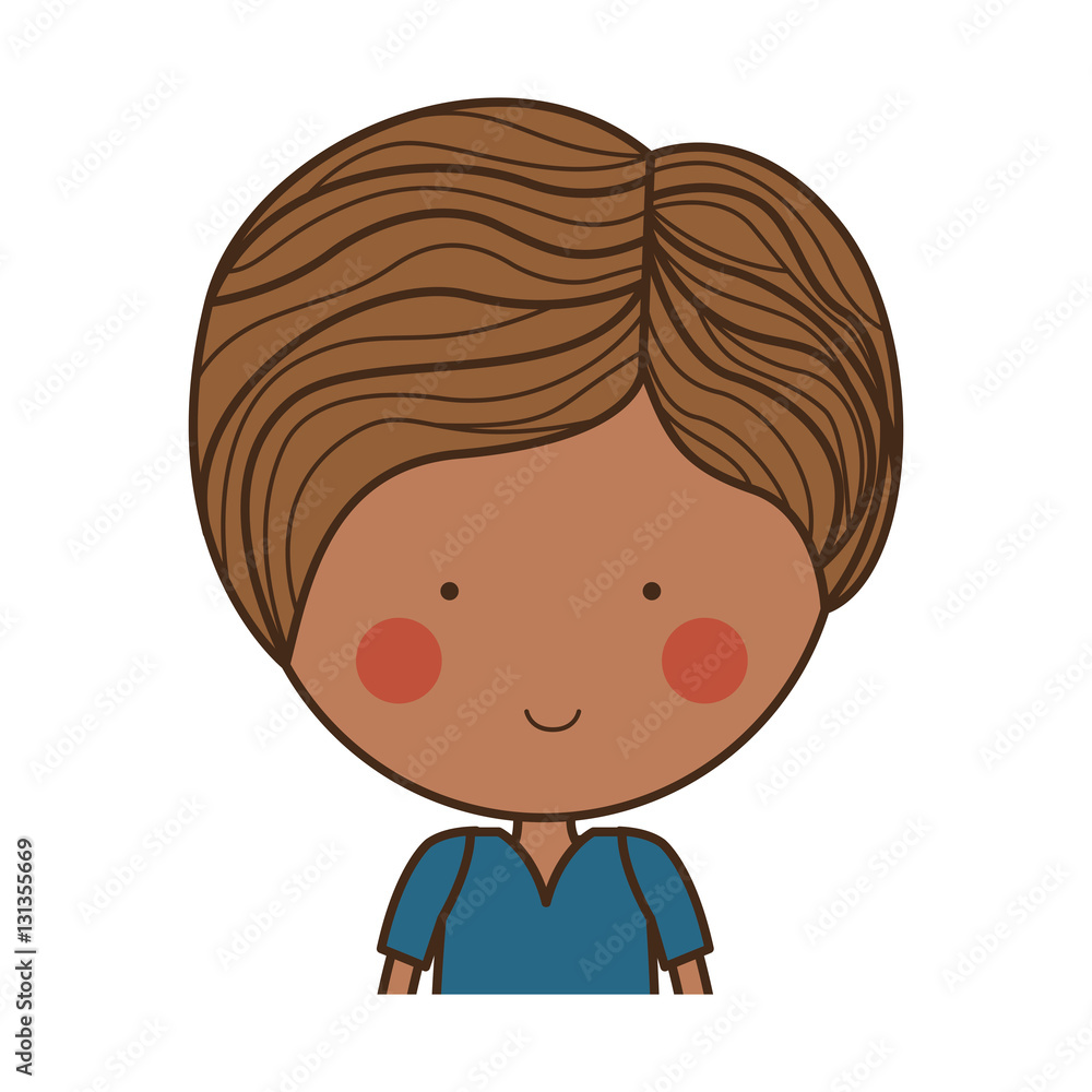 Boy cartoon icon. Kid childhood little and people theme. Isolated design. Vector illustration Boy cartoon icon. Kid childhood little and people theme. Isolated design. Vector illustration