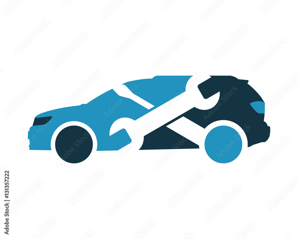 blue automotive cars icon