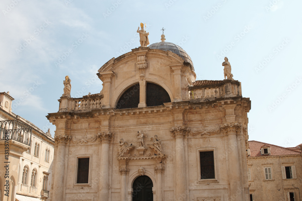 The Church of St. Blaise is a Baroque church in Dubrovnik and one of the city's major sights