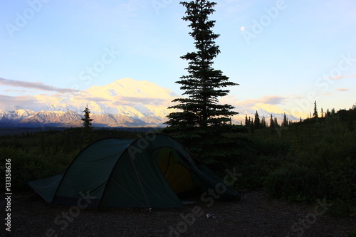 My tent at Mount Denali. Mckinly