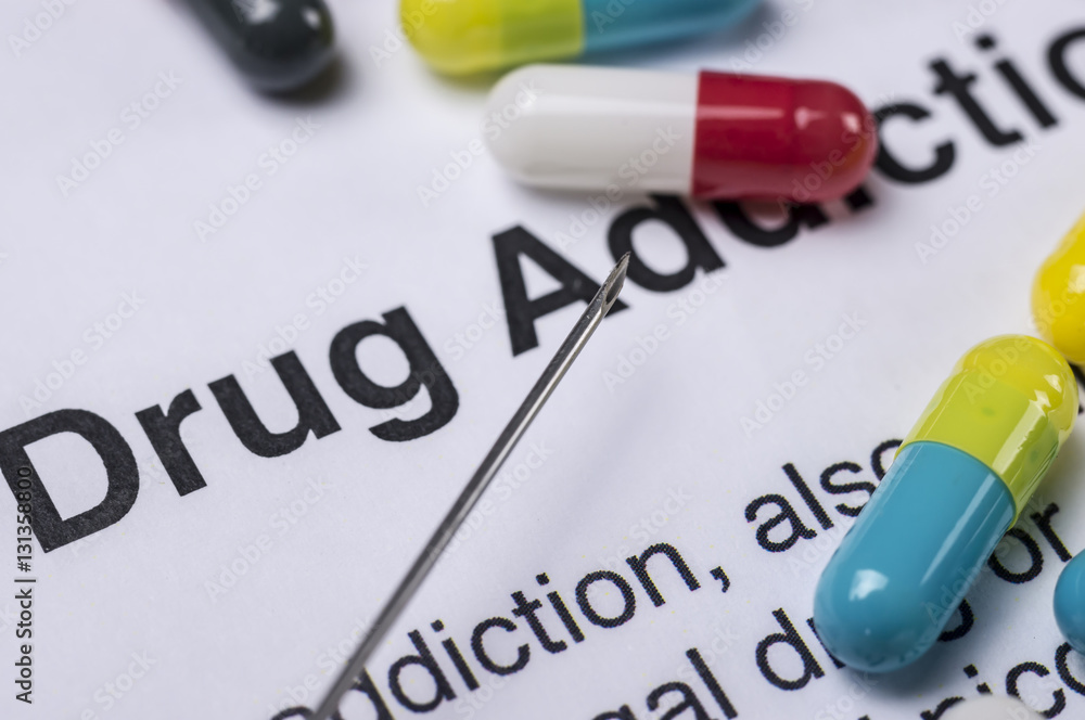 Obraz premium Drug addiction