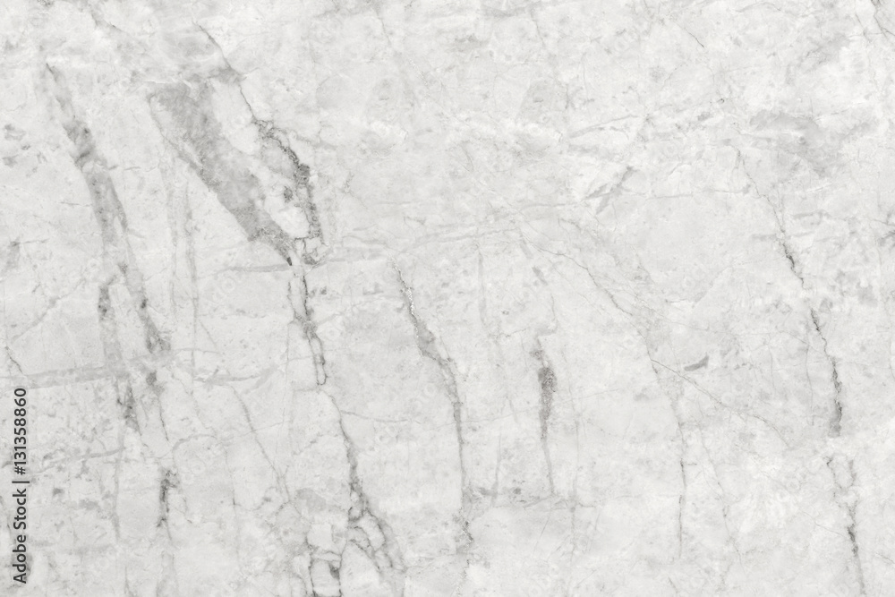 white marble background.