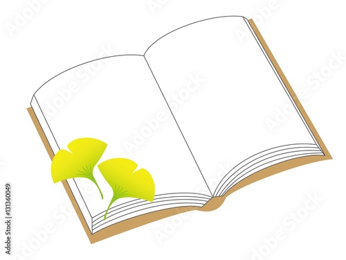 読書の秋（いちょう）