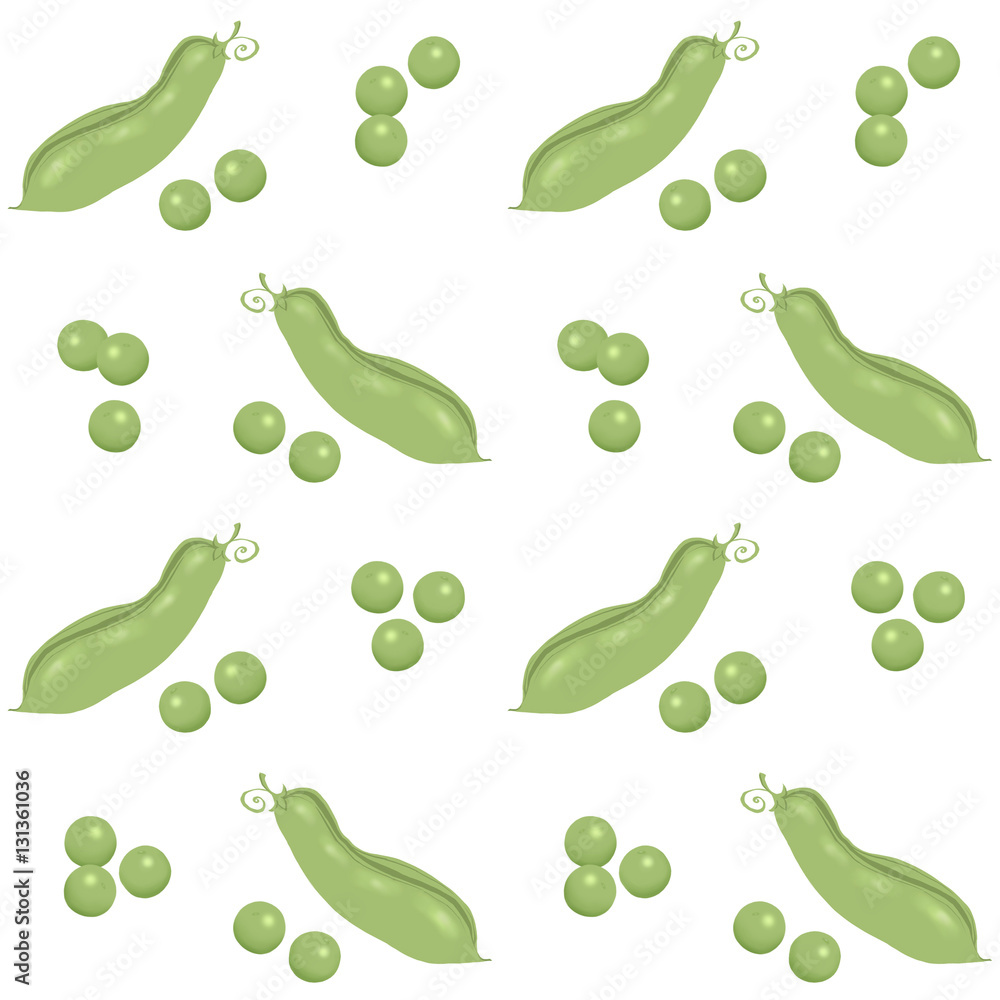 Green peas seamless pattern Green peas seamless pattern