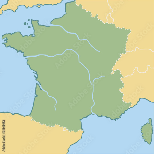 map of france
