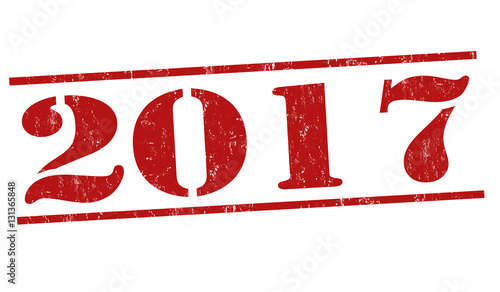 2017 sign or stamp