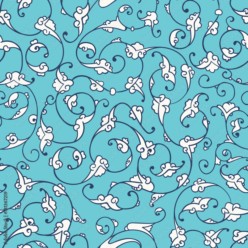 Rumi Iznik Seamless Pattern Rumi Iznik Seamless Pattern