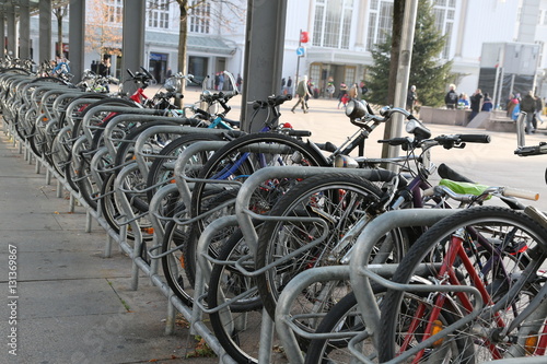 Fahrradabstellplatz, Fahrräder
