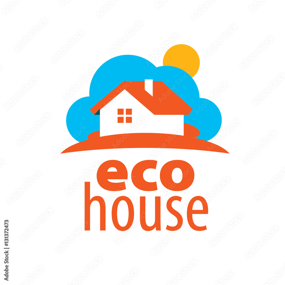 Obraz premium vector logo house