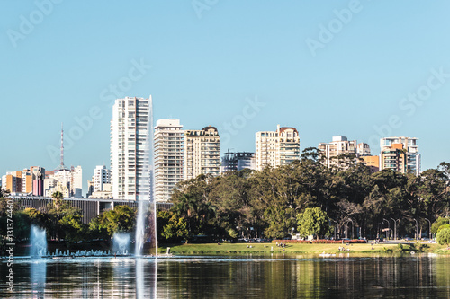 Ibirapuera Park in Sao Paulo, Brazil (Brasil)
