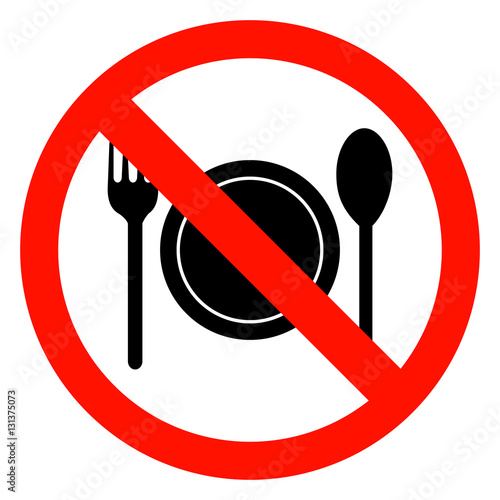 No eating