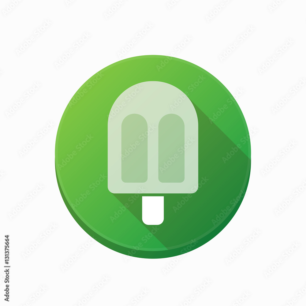 Isolated button with an ice cream Isolated button with an ice cream