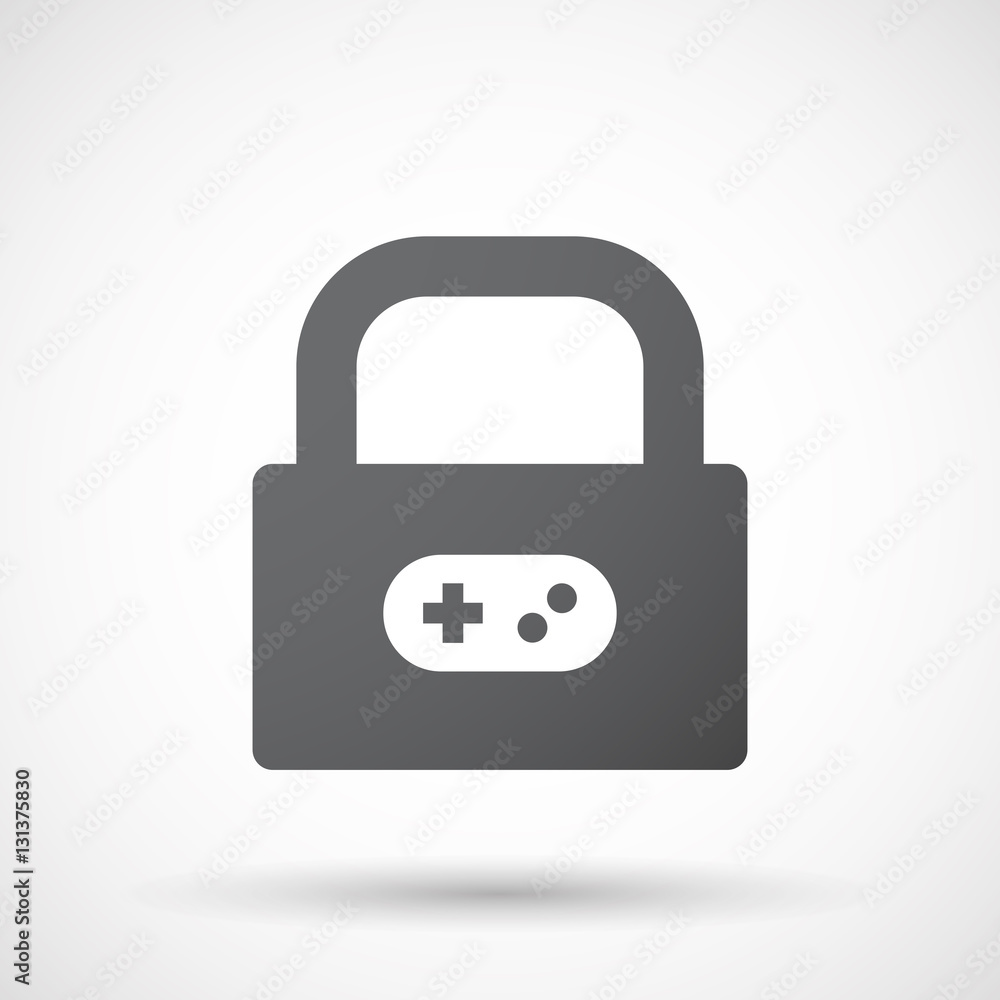 Isolated lock pad with a game pad Isolated lock pad with a game pad