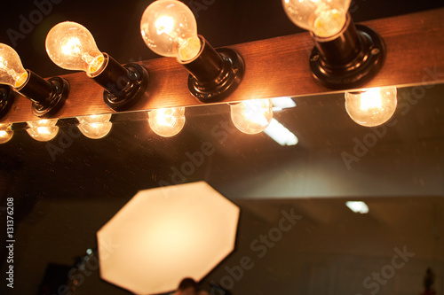 lighting in dressing room