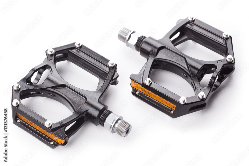Fototapeta premium bicycle pedals on white background