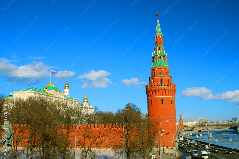Fototapeta premium Moscow Kremlin. UNESCO World Heritage Site.
