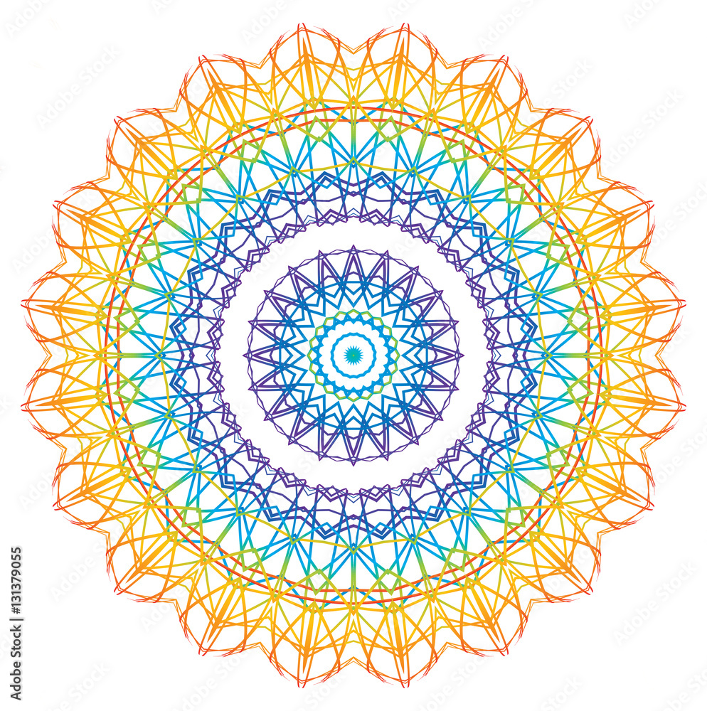 Obraz premium Abstract color shape