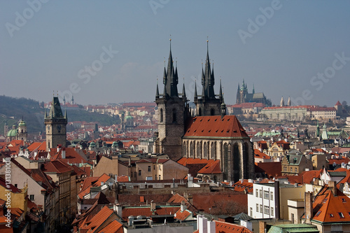Prag - Tschechien - Blick vom Pulverturm
