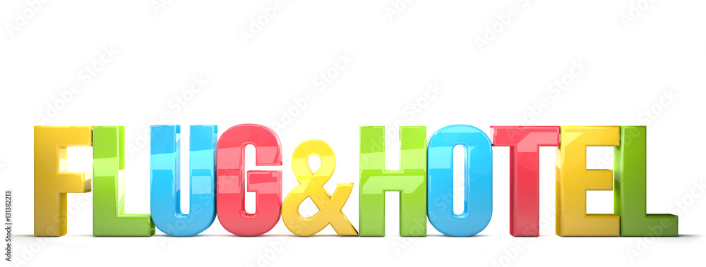 german language for flight and hotel 3d render german language for flight and hotel 3d render