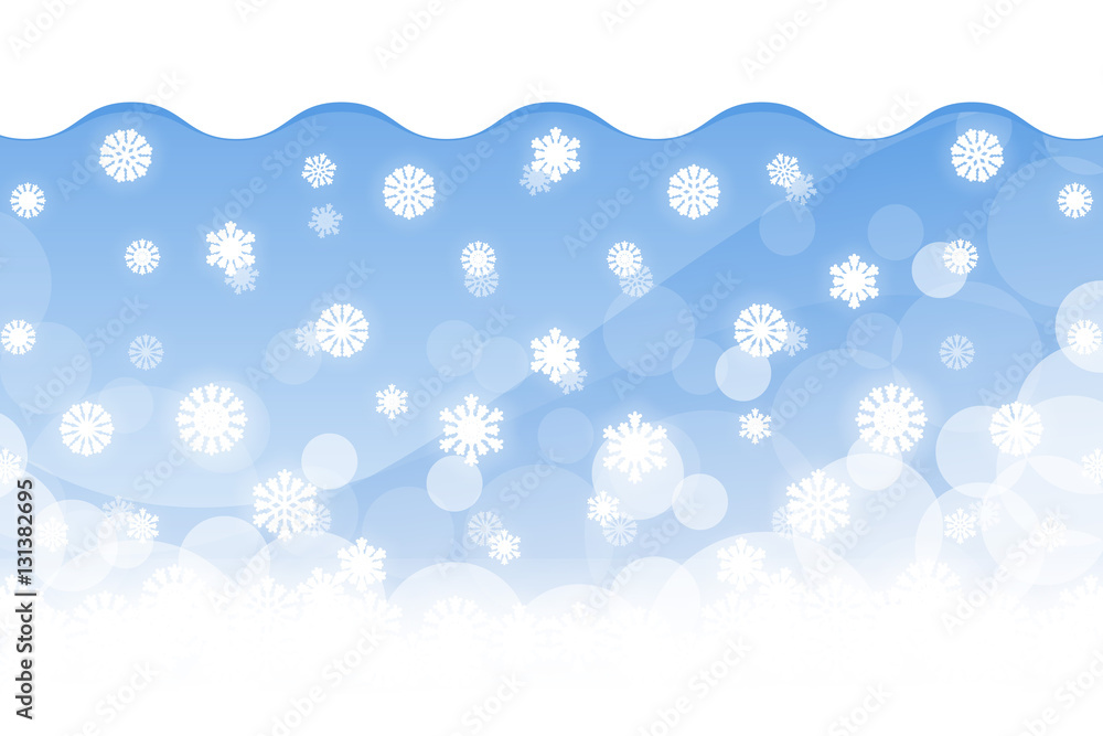 背景素材壁紙 雪の結晶 冬景色 風景 光 輝き キラキラ クリスマス 装飾 スノー 積雪 パーティー Stock Vector Adobe Stock